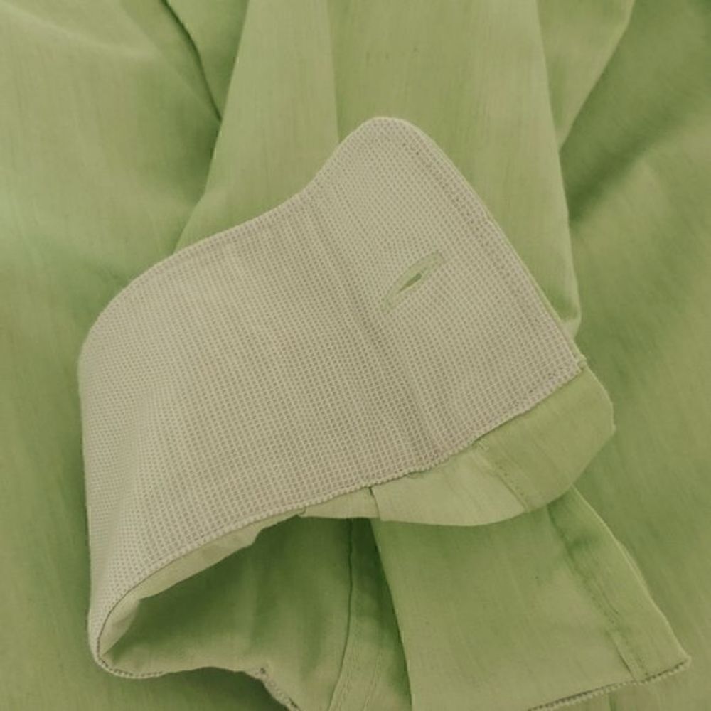 Bugatchi Uomo Mens Long Sleeve Shirt Shaped Fit, Flip Cuff Size 16.5/41 - Picture 8 of 8